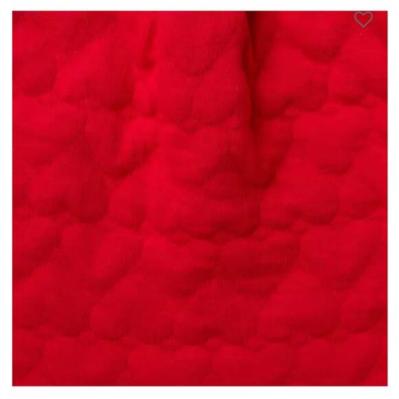 Janie and Jack Baby Girl Quilted Valentine's Day Red Heart Bow Matching Set 6mo - Picture 4 of 8